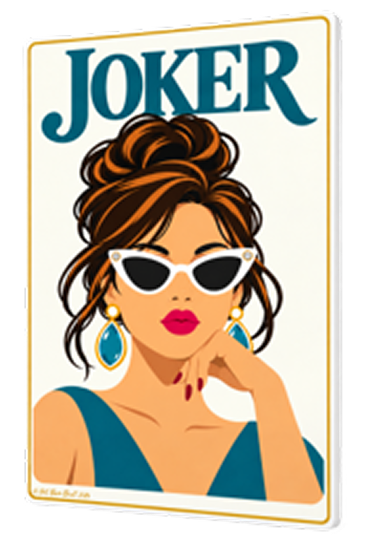 Joker Diva Teal | Everyone Plays Mahjong