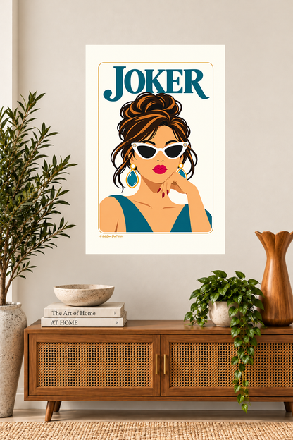 Joker Diva Teal | Everyone Plays Mahjong