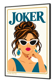 Joker Diva Teal | Everyone Plays Mahjong