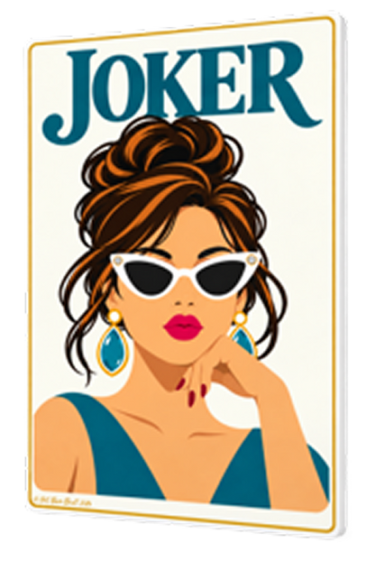 Joker Diva Teal | Everyone Plays Mahjong